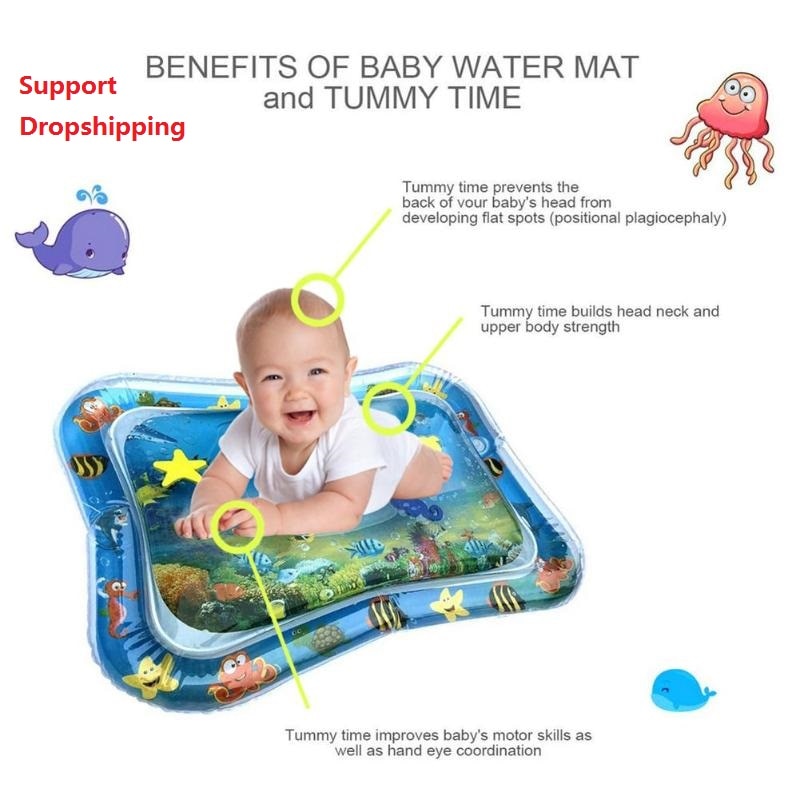 Inflatable Water Mat For Babies - Gigi & Jade Kids Co.