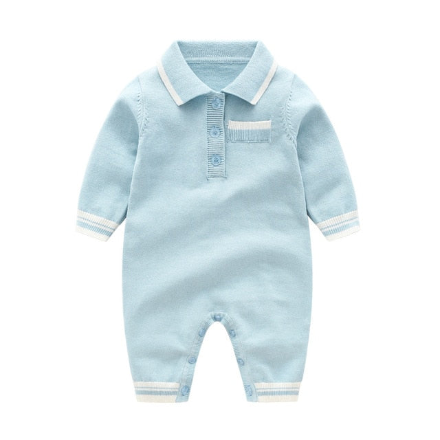 Knitted Baby Romper - Gigi & Jade Kids Co.