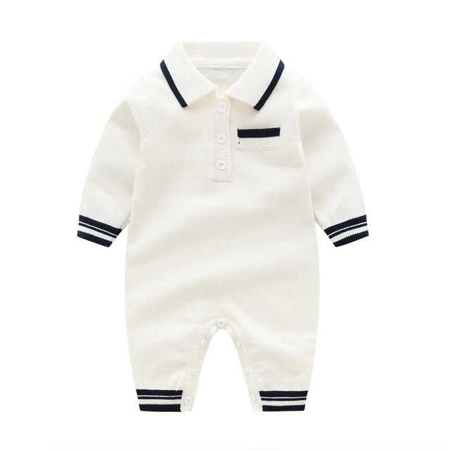 Knitted Baby Romper - Gigi & Jade Kids Co.