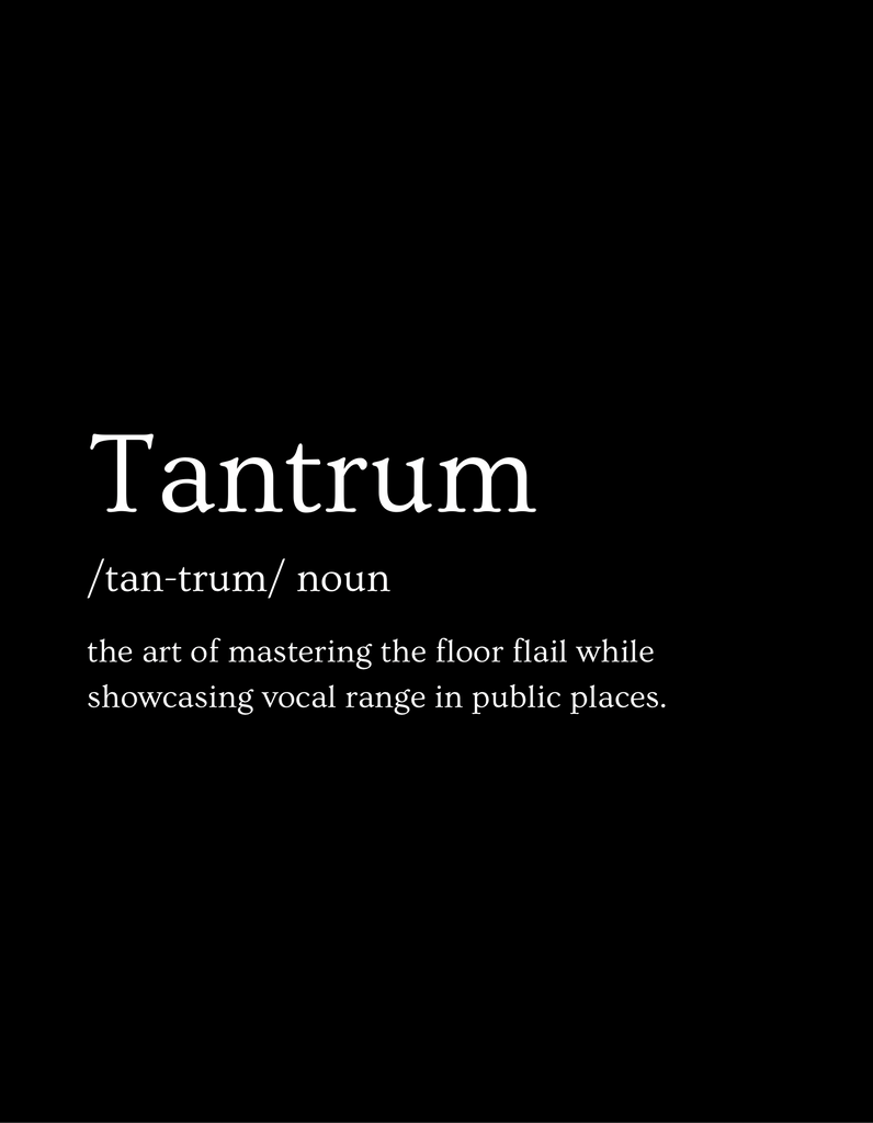 The “Tantrum” Tee - Gigi & Jade Kids Co.