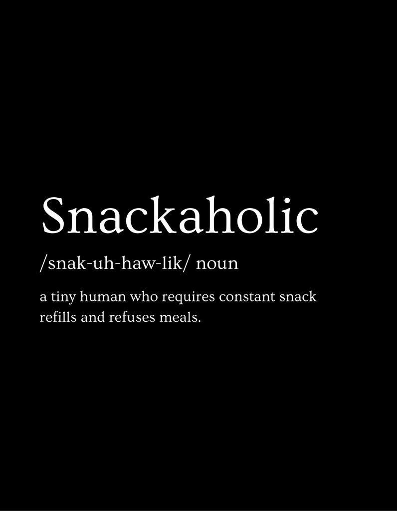 The “Snackaholic” Tee - Gigi & Jade Kids Co.