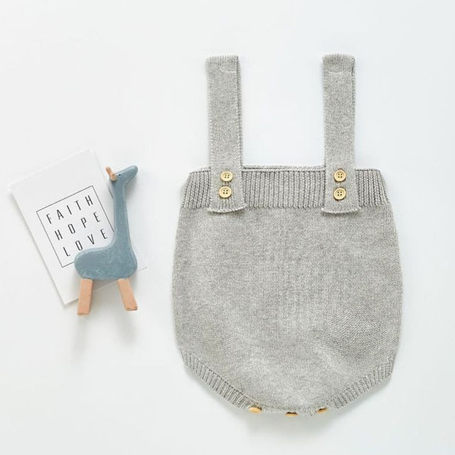 Knitted Baby Romper - Gigi & Jade Kids Co.