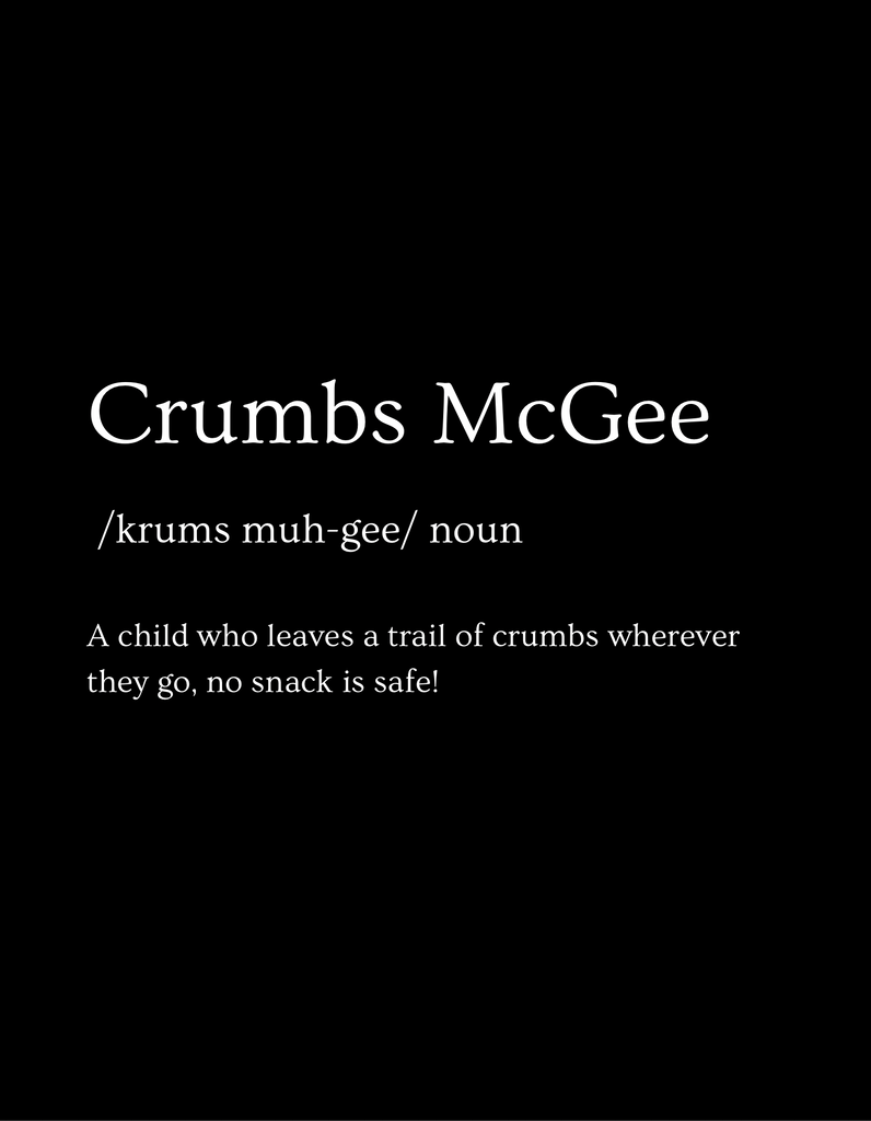 Crumbs McGee - Gigi & Jade Kids Co.