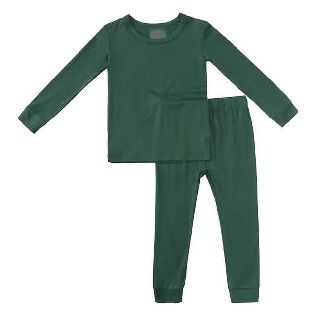 Bamboo Fiber Toddler Kids Pajamas Set - Gigi & Jade Kids Co.