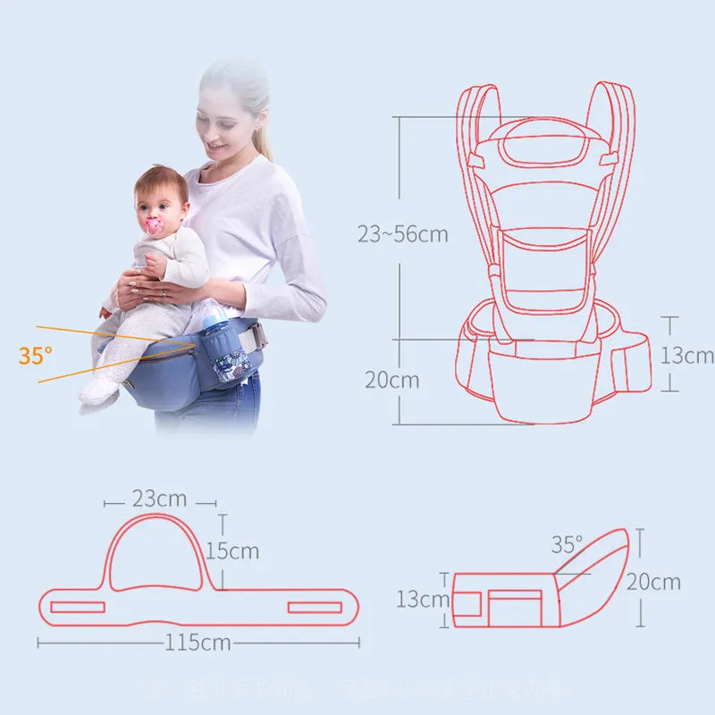 Ergonomic Baby Carrier - Gigi & Jade Kids Co.