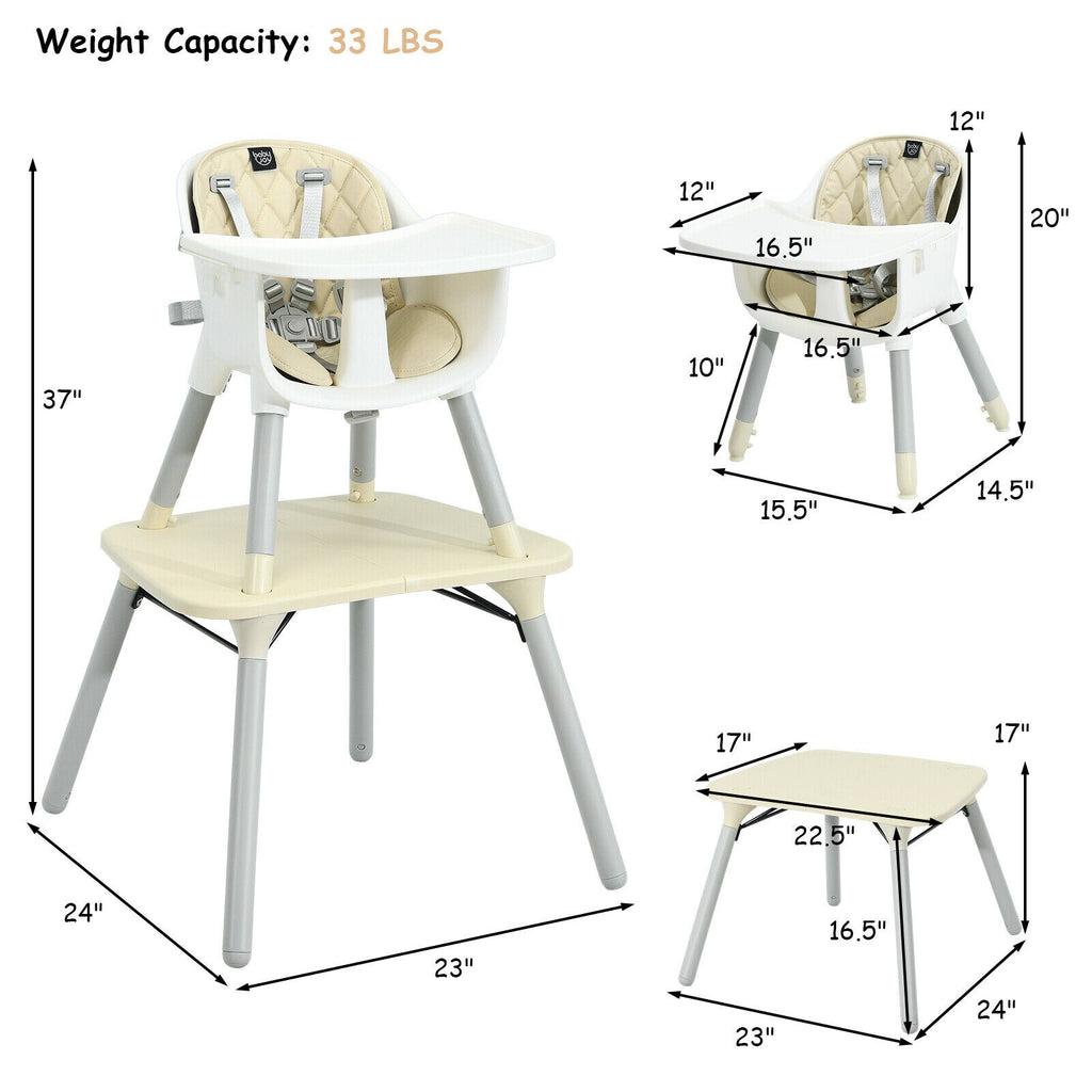 Babyjoy 4 in 1 Baby High Chair - Gigi & Jade Kids Co.