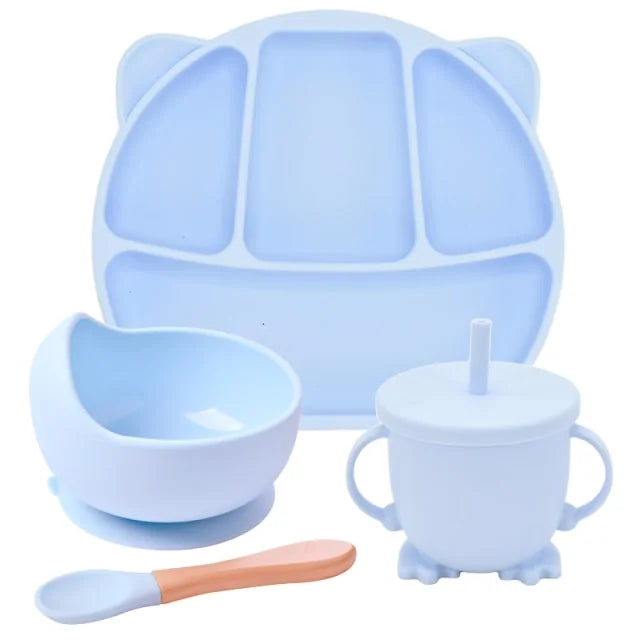 Silicone Baby Feeding Spoon Set - Gigi & Jade Kids Co.