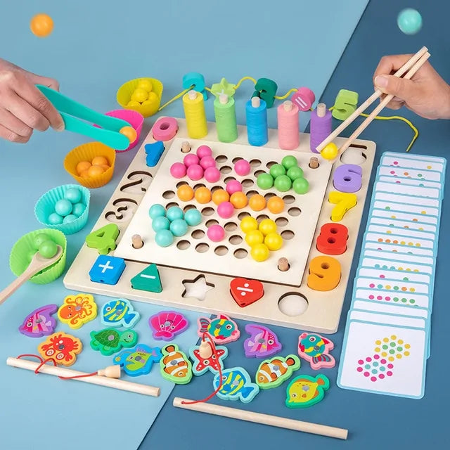 Kids Puzzle Board Math Game - Gigi & Jade Kids Co.