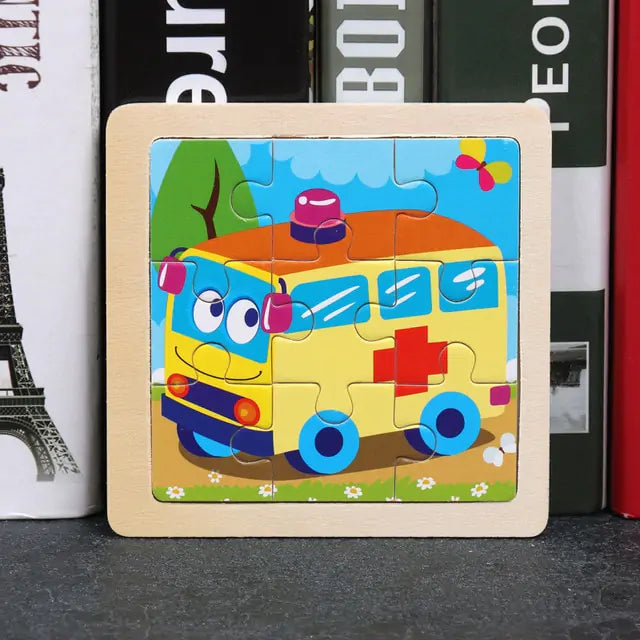 Kids Toys Wooden 3D Puzzle - Gigi & Jade Kids Co.