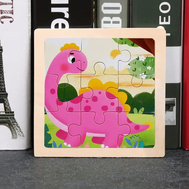 Kids Toys Wooden 3D Puzzle - Gigi & Jade Kids Co.