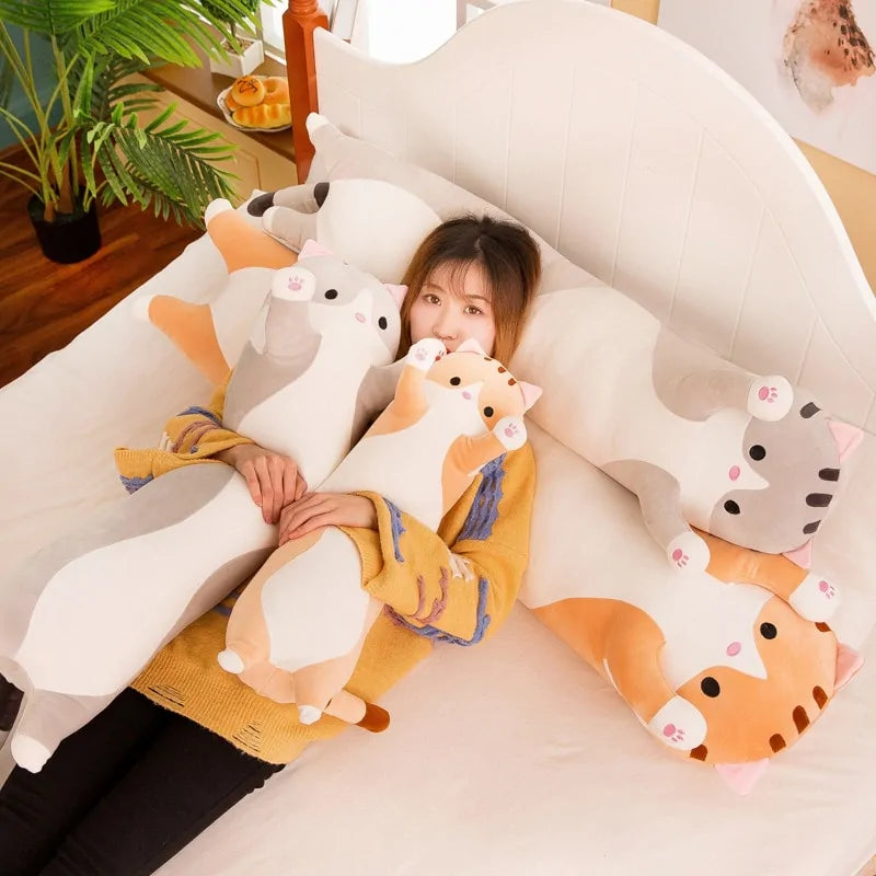 Long Cat Pillow for Kids - Gigi & Jade Kids Co.