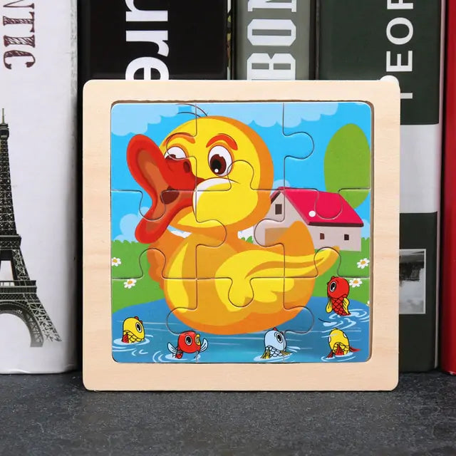 Kids Toys Wooden 3D Puzzle - Gigi & Jade Kids Co.