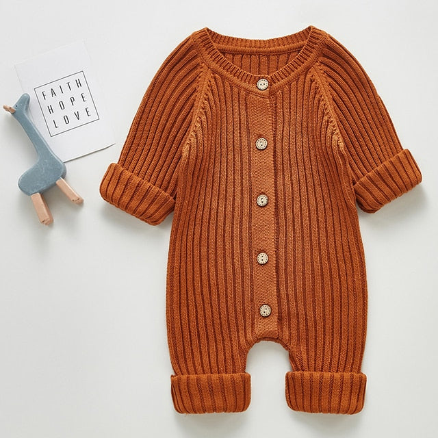 Knitted Baby Romper - Gigi & Jade Kids Co.