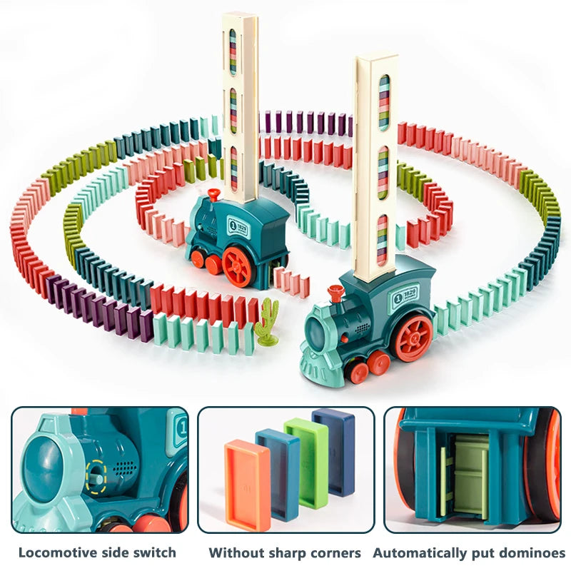 Kids Automatic Domino Train - Gigi & Jade Kids Co.