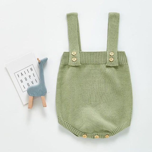 Knitted Baby Romper - Gigi & Jade Kids Co.