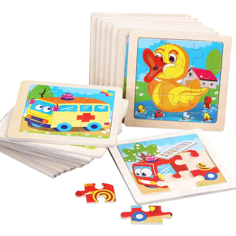 Kids Toys Wooden 3D Puzzle - Gigi & Jade Kids Co.