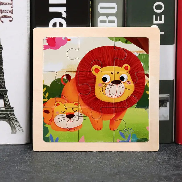 Kids Toys Wooden 3D Puzzle - Gigi & Jade Kids Co.