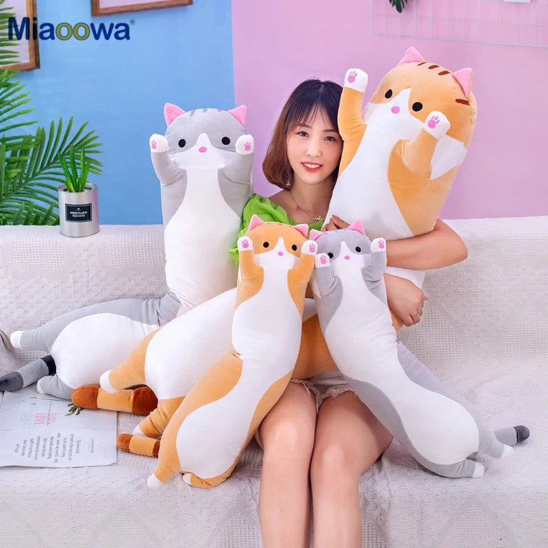 Long Cat Pillow for Kids - Gigi & Jade Kids Co.