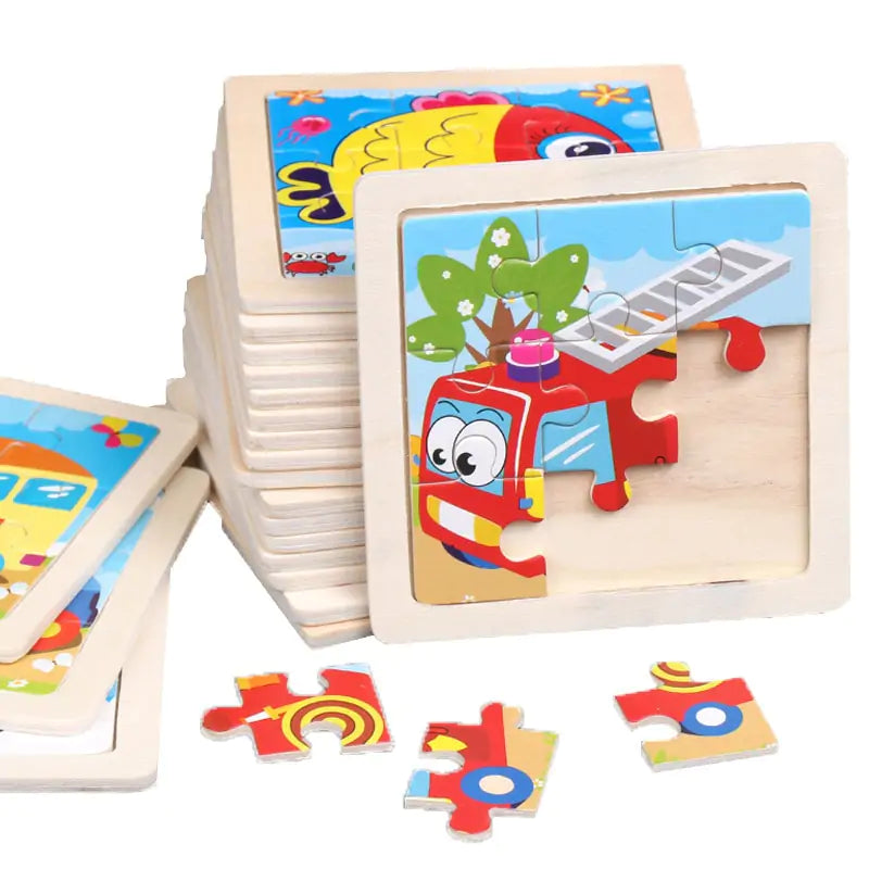 Kids Toys Wooden 3D Puzzle - Gigi & Jade Kids Co.