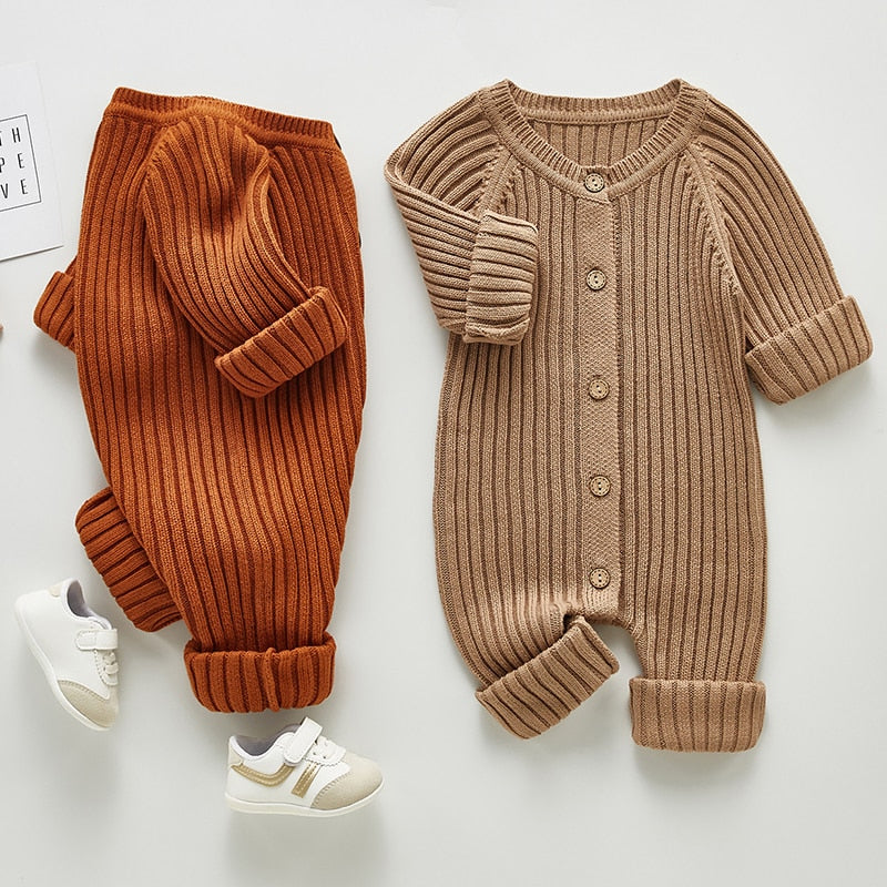 Knitted Baby Romper - Gigi & Jade Kids Co.