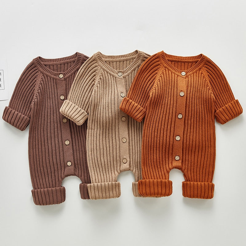 Knitted Baby Romper - Gigi & Jade Kids Co.