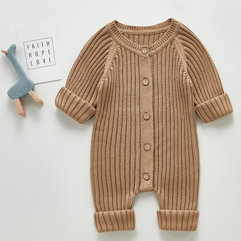 Knitted Baby Romper - Gigi & Jade Kids Co.