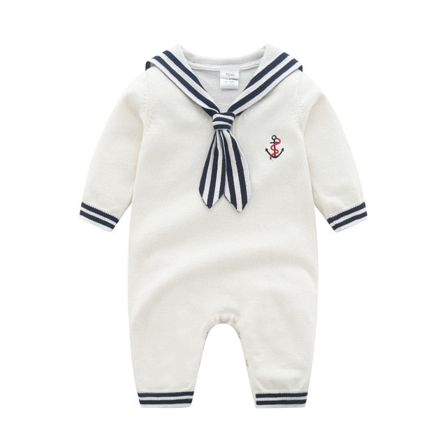 Knitted Baby Romper - Gigi & Jade Kids Co.