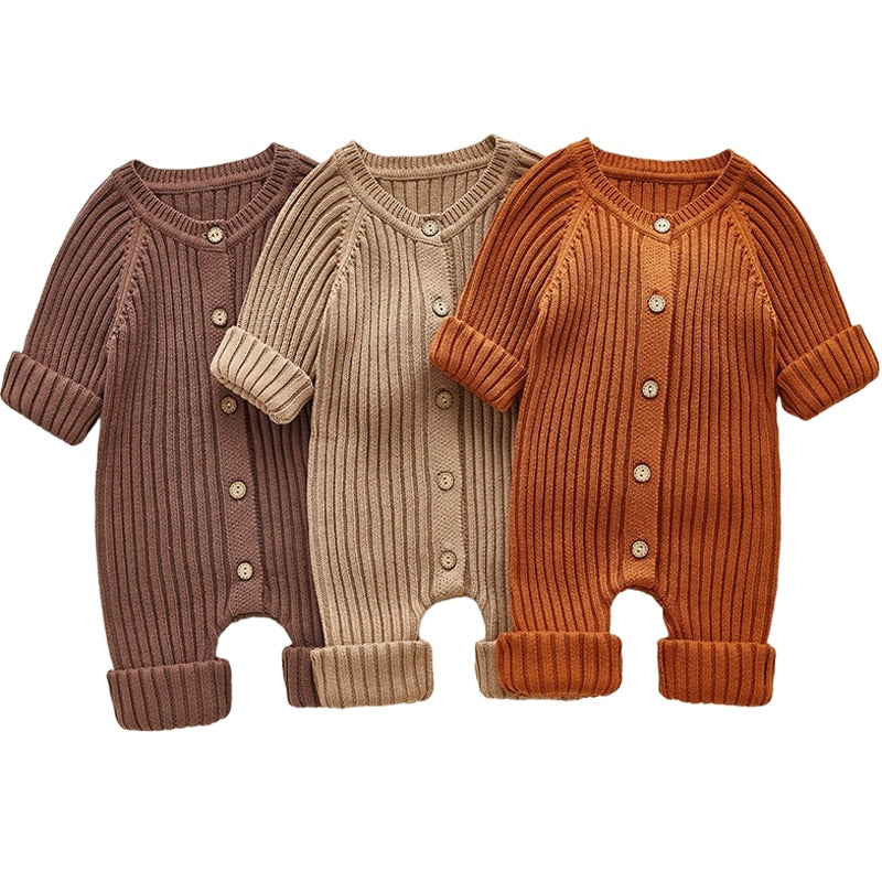 Knitted Baby Romper - Gigi & Jade Kids Co.