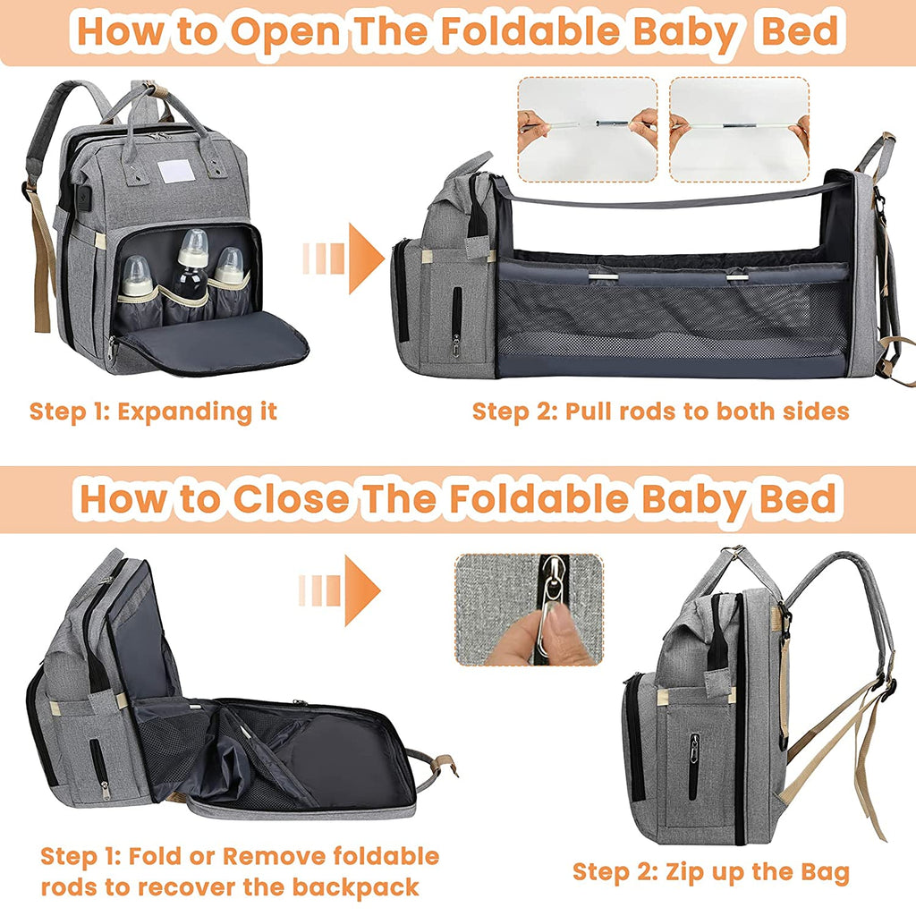 Portable Baby Bed - Gigi & Jade Kids Co.